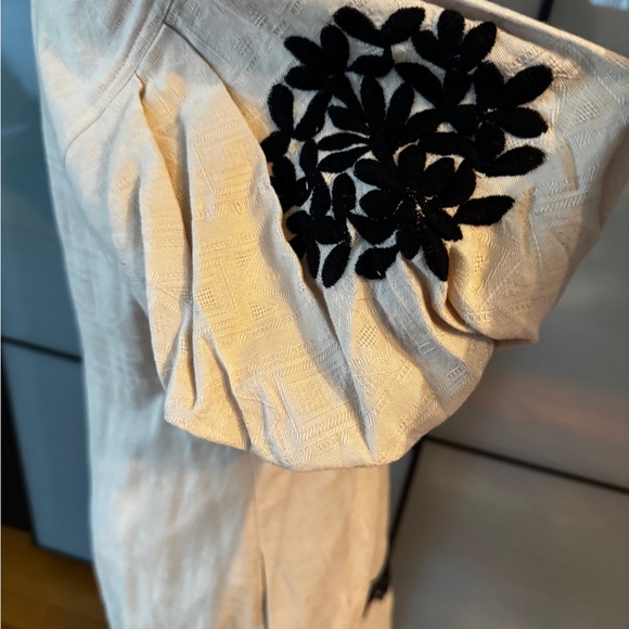 Anthropologie Orla Embroidered Dress NWT Size 4 With Pockets 100% Cotton - Picture 9 of 10